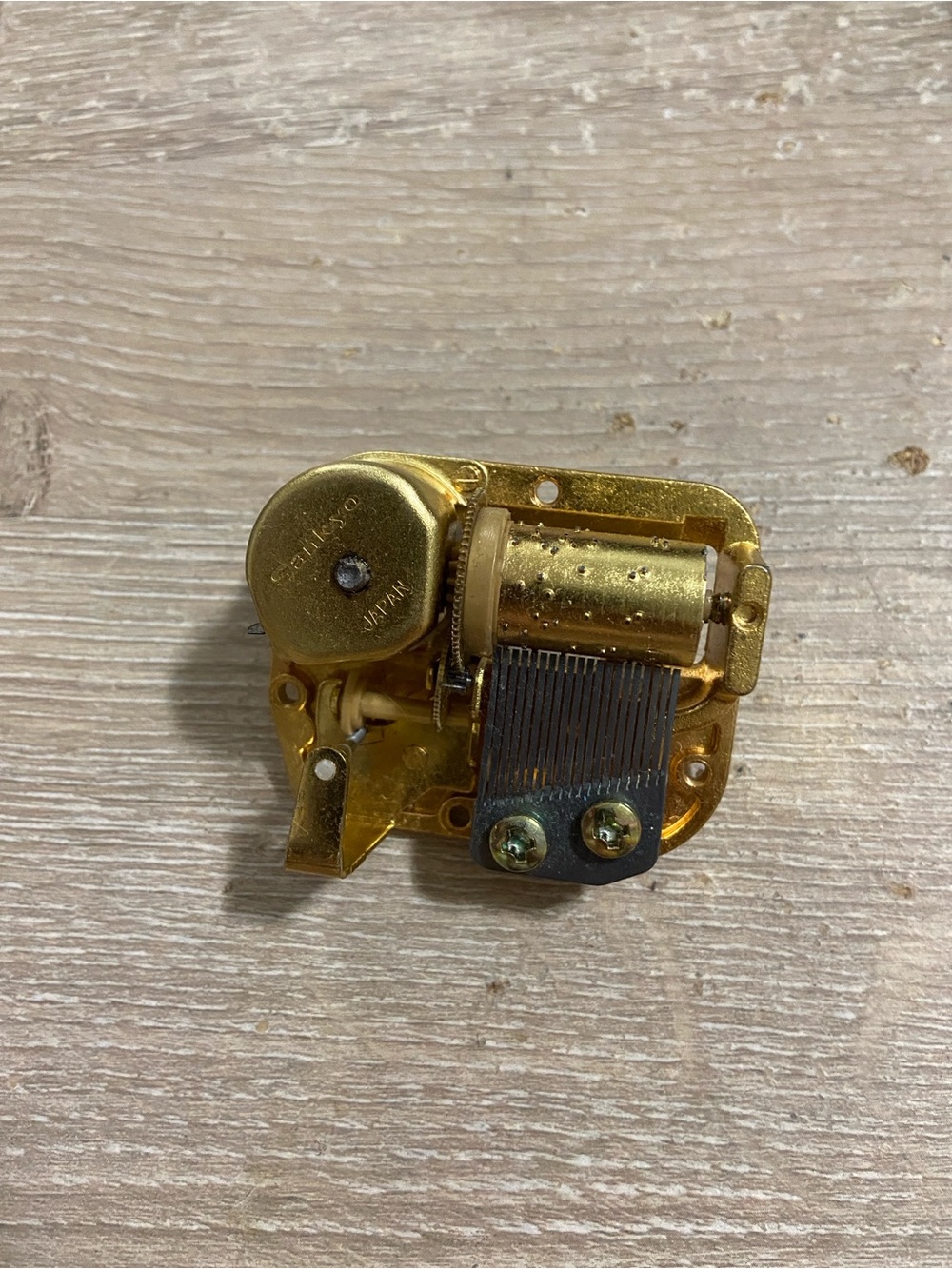 Vintage Sankyo Music Box Parts Mechanism Wind up Musical Movement “Love Story”
